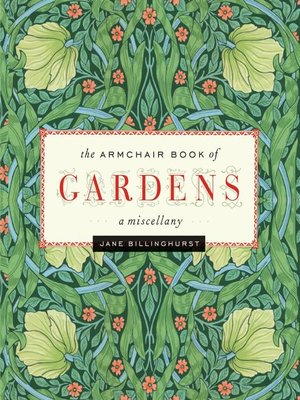 cover image of Armchair Book of Gardens